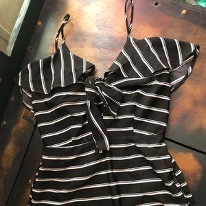 Black and White Romper